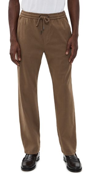Marine Layer Saturday Twill Relaxed Fit Pants 32 Brown S