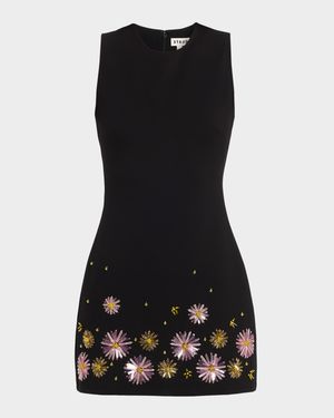 Mercer Glass Beaded Mini Dress