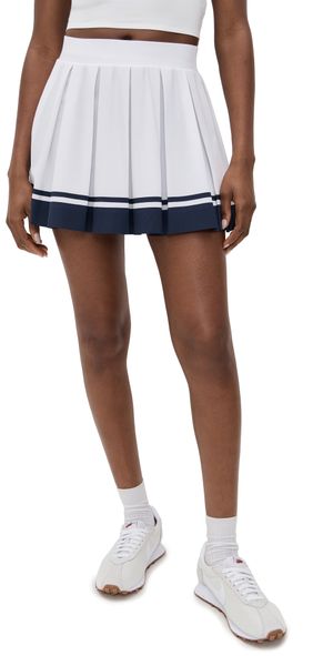 Varley Mariam Midrise Skort 14.5 White/Blue Nights M