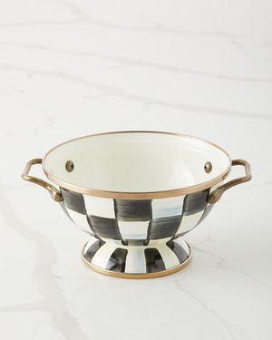 Courtly Check Enamel Simply Anything Bowl