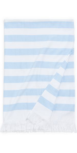 Weezie Packable Beach Towel Hydrangea Blue One Size