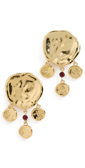 Anni Lu Dream Catcher Earrings Gold One Size