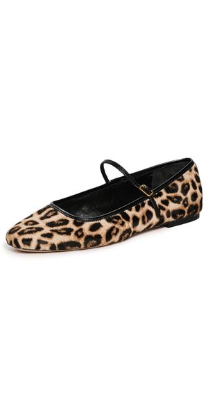 Veronica Beard Ellie Flats Leopard Black 9