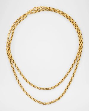 18K Yellow Gold Chain Necklace