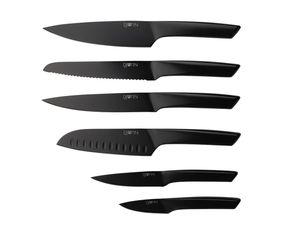 Bjorn - Couteaux de cuisine jensen - 6 pièces - Taille Unique - Noir