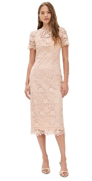 Shoshanna Vivienne Dress Sand 2