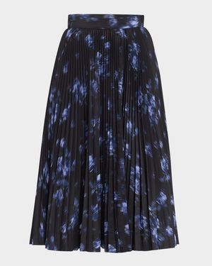 Pleated Circle Skirt