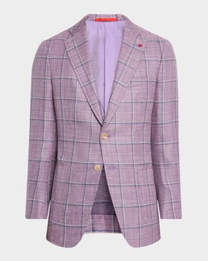 Men's Windowpane Sport Coat
