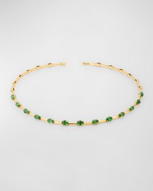 Dolce 18K Yellow Gold Tsavorite Necklace