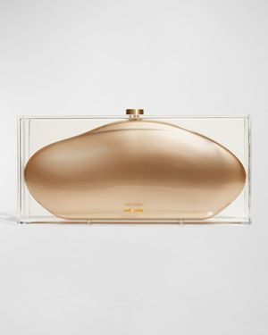 Annika Clear Acrylic Clutch Bag