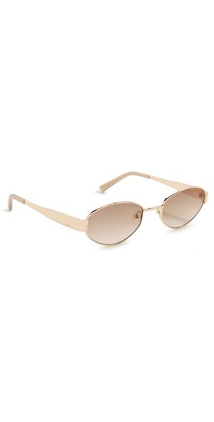 Luv Lou The Boston Sunglasses Gold One Size