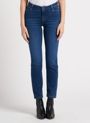 Maison 123 - Jean slim délavé en coton mélangé - Taille 46 - Bleu