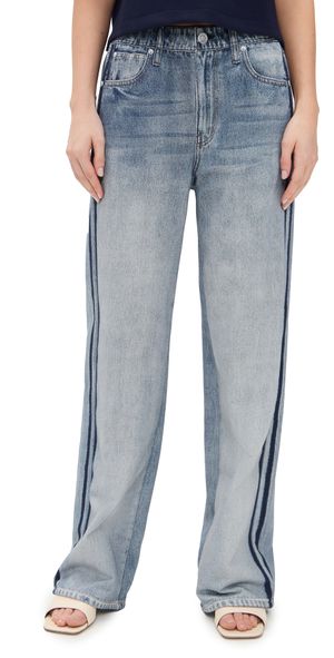 rag & bone Miramar Wide Leg Track Pants Coney XXS