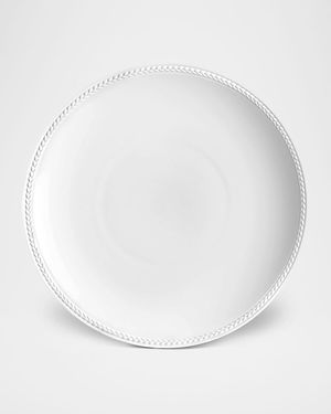 Soie Tressee White Soup Plate
