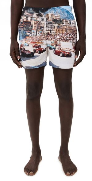 Orlebar Brown Bulldog Photographic Swim Shorts 5.5 Start Your Engines 38