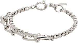 Justine Clenquet Silver Hanel Bracelet