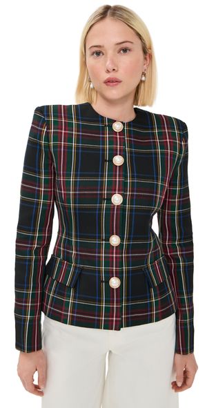 Retrofête Rora Jacket Black Tartan M