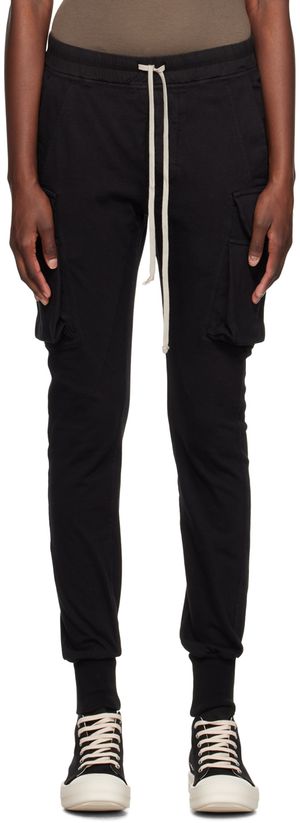 Rick Owens DRKSHDW Black Mastodon Cut Lounge Pants