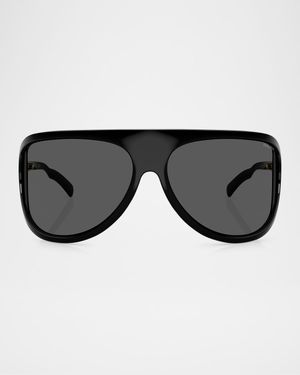 A01S Plastic Shield Sunglasses