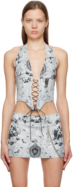 Miaou Gray Mara Corset