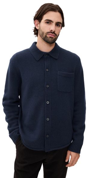 Vince Contour Hem Sweater Shirt Coastal XXL