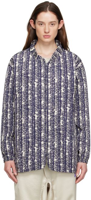 NEEDLES Navy Zip-Up Jacket