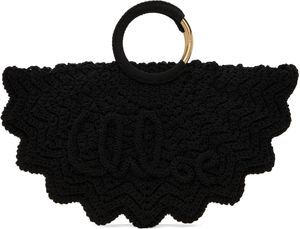 Chloé Petit sac Paravent noir à poignée de style bracelet