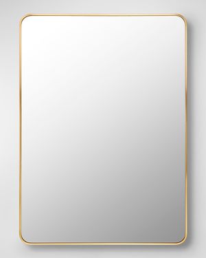 Aranya 41" Rectangle Wall Mirror, Gold