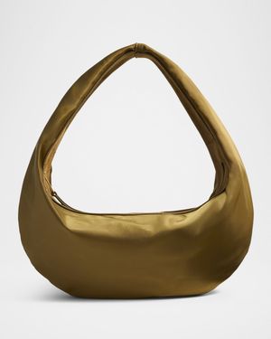 Olivia Medium Sport Nylon & Suede Shoulder Bag