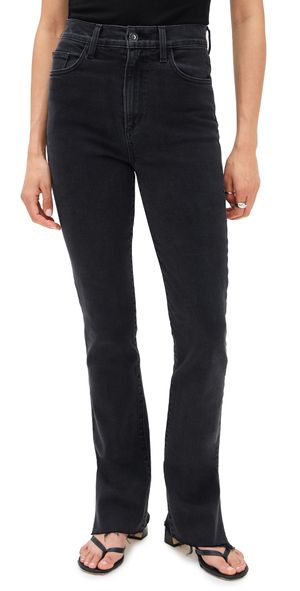Favorite Daughter Valentina Super High Rise Tower Jeans with Slit Hem Boulder 25
