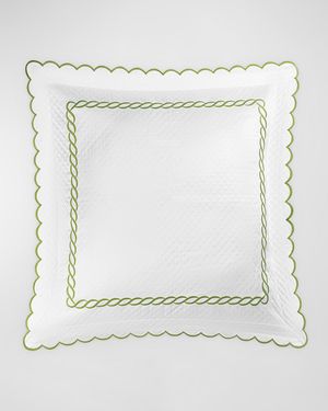 Classic Chain Scallop Matelasse Euro Sham