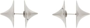 HUGO KREIT Silver Toupie Piercing Earrings