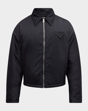 Men's Padded Nylon Tech Jacket