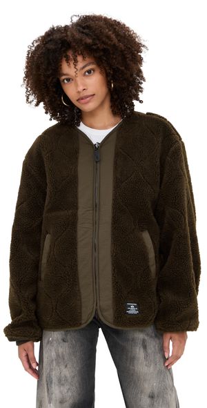 Alpha Industries Reversible M-65 Quilted Liner Jacket Espresso L