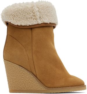 Isabel Marant Bottes Totam brun clair