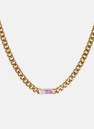 Aec Paris - Collier chaîne columba - Taille Unique - Violet