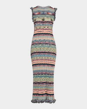 Ajak Sleeveless Knit Midi Dress