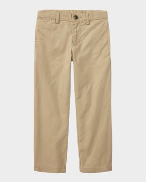 Boy's Flat Front Chino Pants, Size 2-7