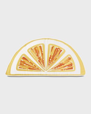 Palencia Hand-painted Citrus Decorative Pillow