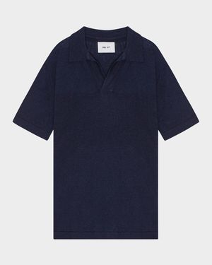 Men's Ryan Cotton-Linen Polo Shirt