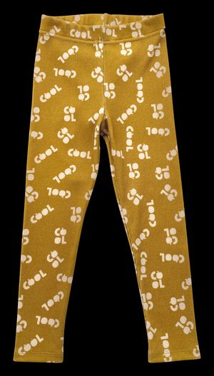 Apaches Collections - Legging imprimé en coton - Taille 10A - Marron