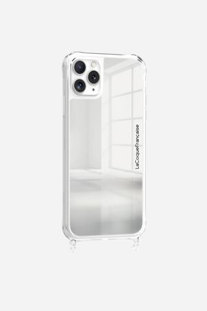 La Coque Francaise - Coque de téléphone miroir avec anneaux pour iphone 11 pro - Taille iPhone 11 Pro - Argent