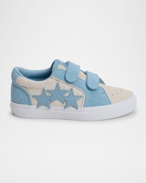 Kid's Sunset Skate Low-Top Leather Sneakers, Toddler