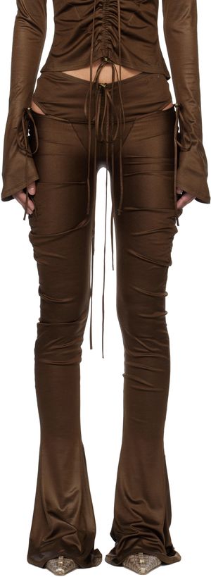 KNWLS Pantalon brun - Cu