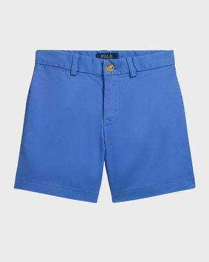 Boy's Twill Preppy Shorts, Size 2-7