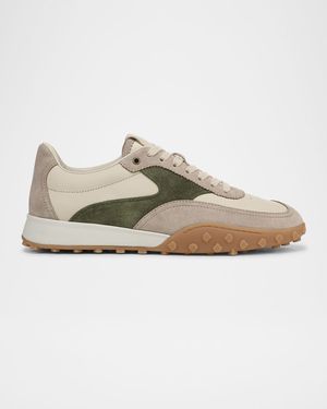 Men's Pallisades Suede and Leather Runner Sneakers