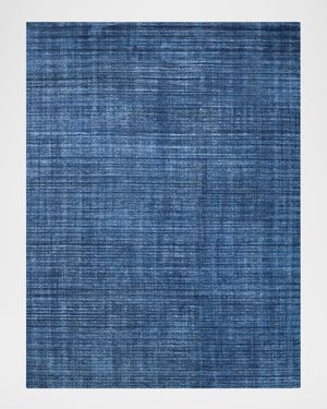 Martelli Modern Hand-Loomed Navy Rug, 9' x 12'