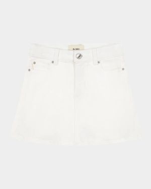 Girl's Jenny Denim Mini Skirt, Size 7-16