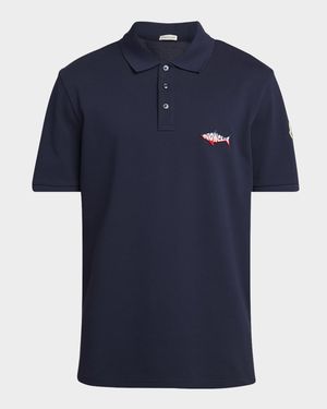 Men's Shark Pique Polo Shirt