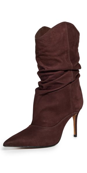 Schutz Maryana Slouch Boots Root Brown 5.5